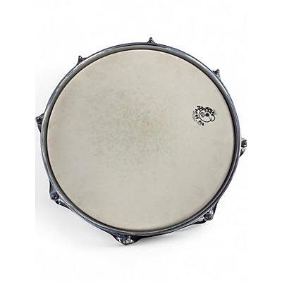 Used Pork Pie 12X6 Little Squealer Snare smokey silver Drum