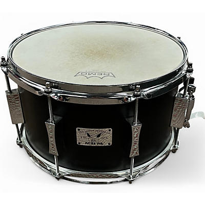 Used Pork Pie 12X7 Little Squealer Snare Satin Black Drum
