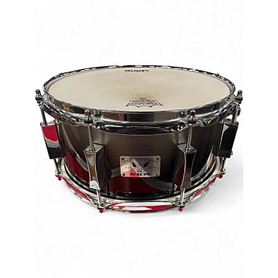 Used Pork Pie 12X7 Little Squealer Snare Silverburst Drum