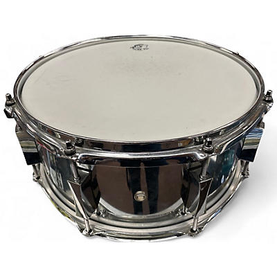 Used Pork Pie 13X6.5 Little Squealer Snare Chrome Drum