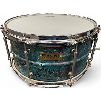 Pork Pie Used Pork Pie 13X6.5 PATINA BRASS PATINA Drum