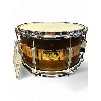 Pork Pie Used Pork Pie 13X7 exotic rosewood zebrawood Natural Drum