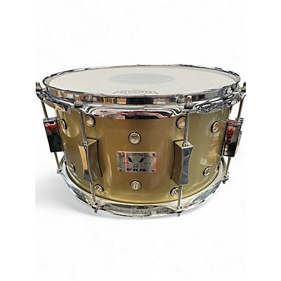 Used Pork Pie 13X7.5 Little Squealer Snare Gold Drum