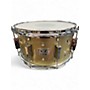 Used Pork Pie 13X7.5 Little Squealer Snare Gold Drum Gold 199
