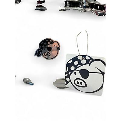 Used Pork Pie 13in walnut maple ash snare ginger glass glitter Drum