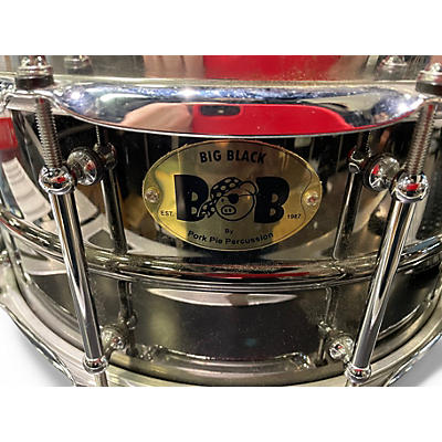 Used Pork Pie 14X6 BIG BLACK Black Chrome Drum