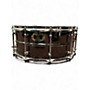 Used Pork Pie 14X6.5 BIG BLACK SNARE BRASS Drum BRASS 213