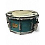 Used Pork Pie 14X6.5 Little Squealer Snare WEATHERED BARN BLUE Drum WEATHERED BARN BLUE 213