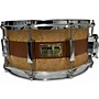 Used Pork Pie 14X6.5 Maple Snare Brandied Peach/Mahogany Stripe Drum Brandied Peach/Mahogany Stripe 213