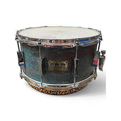 Used Pork Pie 14X7 Weathered Barn Blue Barn Blue Drum
