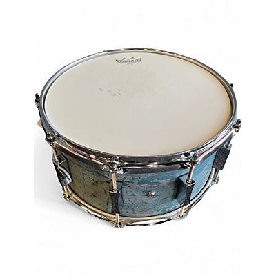 Used Pork Pie 14X7 Weathered Barn Blue Snare Drum WEATHERED BARN BLUE Drum