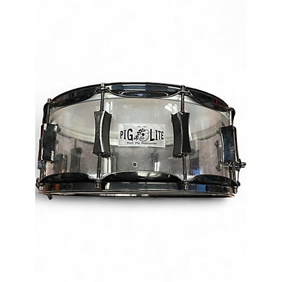 Used Pork Pie 14in Acrylic Pig LIte Clear Drum