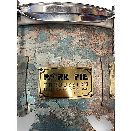 Used Pork Pie 14in WEATHERED BARN BLUE WEATHERED BARN BLUE Drum WEATHERED BARN BLUE 33