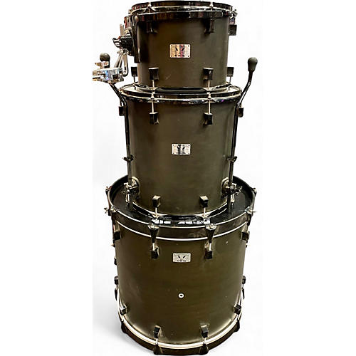 Pork Pie Used Pork Pie 3 Piece Little Squealer 3 Piece Black Stain Drum Kit Black Stain