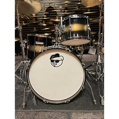 Pork Pie Used Pork Pie 3 piece Hip Pig 20 Black And Gold Duco Drum Kit