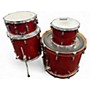 Used Pork Pie 4 Piece Little Squealer 4 Piece Worn Cherry Drum Kit Worn Cherry