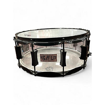 Used Pork Pie 5.5X14 PIG LITE CLEAR Drum
