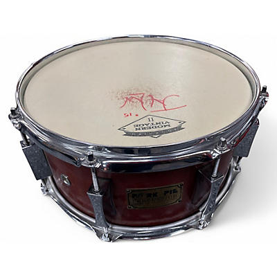 Used Pork Pie 5X12 USA 1999 Red wood Drum