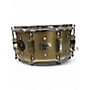 Used Pork Pie 6.5X13 Little Squealer Snare Gold Drum Gold 14