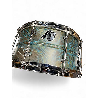 Used Pork Pie 6.5X13 Patina Brass Patina Brass Drum