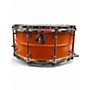 Used Pork Pie 6.5X14 ALUMINUM  Orange Drum Orange 15