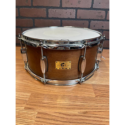 Pork Pie Used Pork Pie 6.5X14 Hip Pig Mahogany Snare Drum Natural