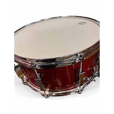 Used Pork Pie 6.5X14 Little Squealer Snare Candy Apple Red Drum