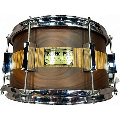 Used Pork Pie 7X13 exotic rosewood zebrawood zebrawood Drum
