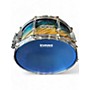 Used Pork Pie 7X14 Little Squealer Snare Blue Teel Dip Drum Blue Teel Dip 17