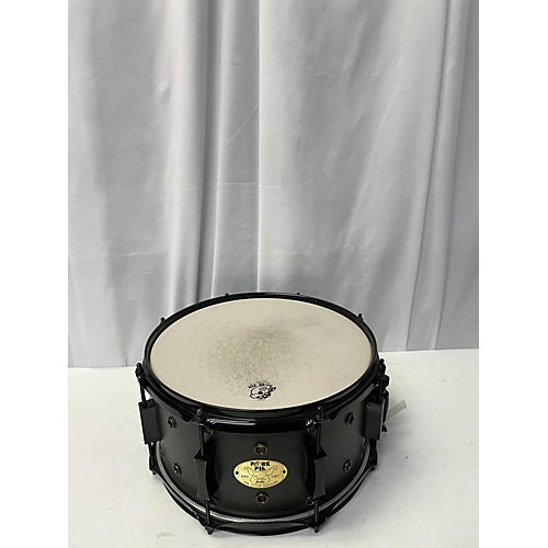 Pork Pie Used Pork Pie 7X14 Little Squealer Snare Drum Black Black 17