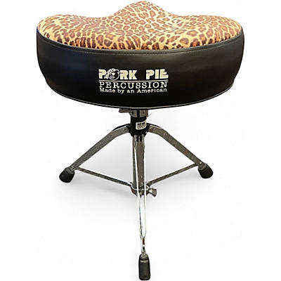 Used Pork Pie BLACK AND LEOPARD BICYCYLE  Drum Throne
