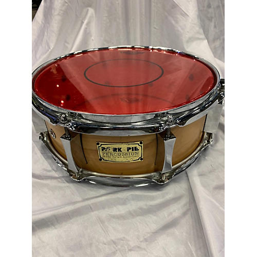 Used Pork Pie Percussion 5X13 Little Squealer Snare Drum Drum Natural Maple