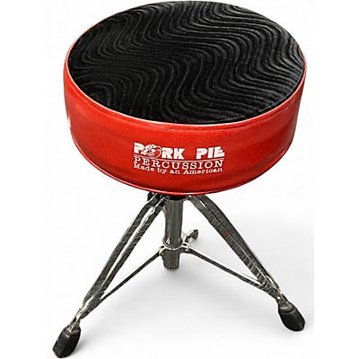 Used Pork Pie Round Drum Throne