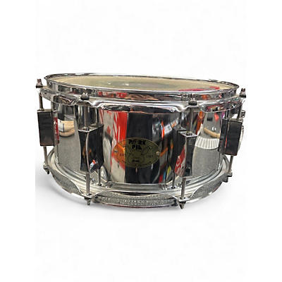Used Pork Pie USA 13X6 Little Squealer Steel Chrome Drum
