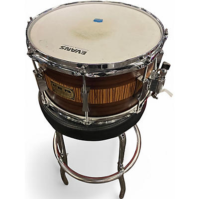 Used Pork Pie USA 13in ZEBRA WOOD Natural Drum