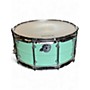 Used Pork Pie USA 14X6.5 Aluminum Seafoam Green Drum Seafoam Green 213