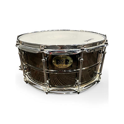 Used Pork Pie USA 14in Big Black Brass black on brass Drum