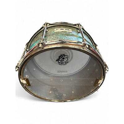 Used Pork Pie USA 14in USA Custom Patina Brass Patina Brass Drum