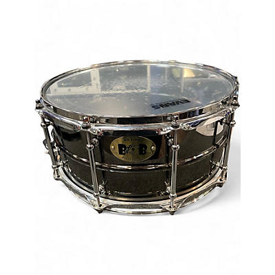 Used Pork Pie USA 14in big black bob Black Drum