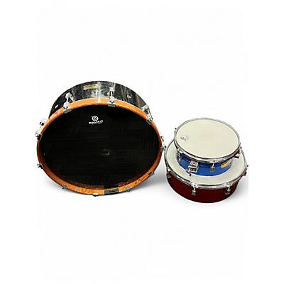 Used Pork Pie USA 3 Piece 3 piece Kit Red Drum Kit