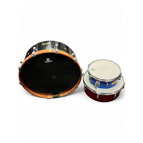 Used Pork Pie USA 3 Piece 3 piece Kit Red Drum Kit Red