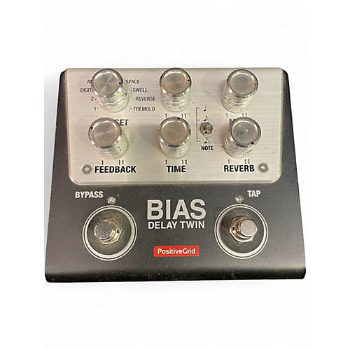 Used Positive Grid Bias Delay Twin Effect Pedal