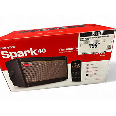 Used Positive Grid Spark 40 Guitar Combo Amp