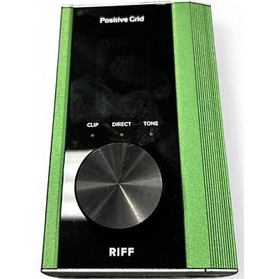 Used Positive Grid riff Audio Interface
