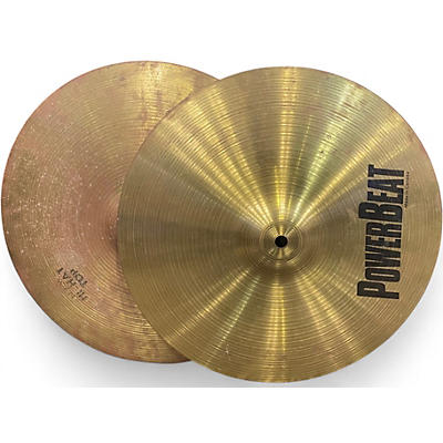 Used PowerBeat 14in HI HAT PAIR Cymbal
