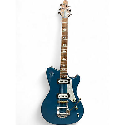 Used Powers Electric MODEL A-TYPE Blue Hollow Body Electric Guitar