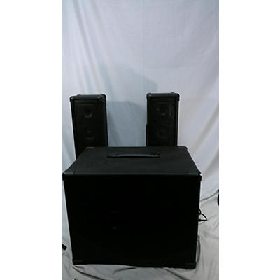 Powerwerks Used Powerwerks Pa Bundle Powered Speaker