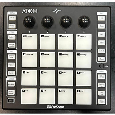 Used PreSonus Atom MIDI Controller