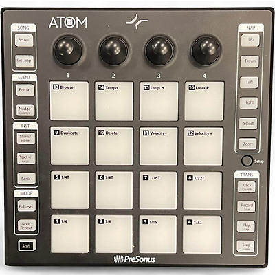 Used PreSonus Atom MIDI Controller