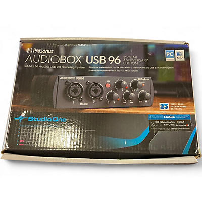 Used PreSonus AudioBox USB 96 25th Anniversary USB Recording Interface Audio Interface